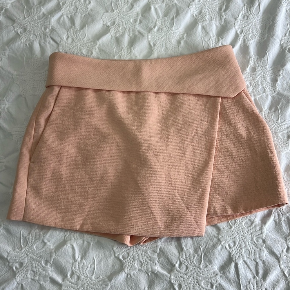 Club Monaco Peach-Colored Wrap Skirt short size 00